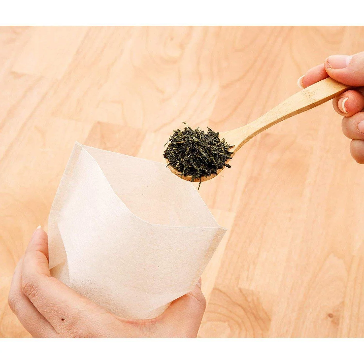 Zenmi Unbleached Tea Pack Loose Leaf Tea Bags Big 32 Pieces - Image 5
